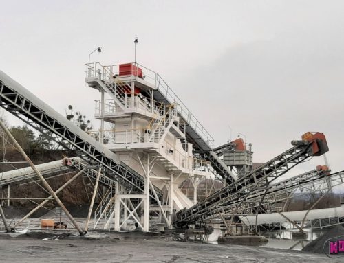 Replacement of the final sorter at operation 2, including the addition of steel structures in the Jakubčovice nad Odrou quarry