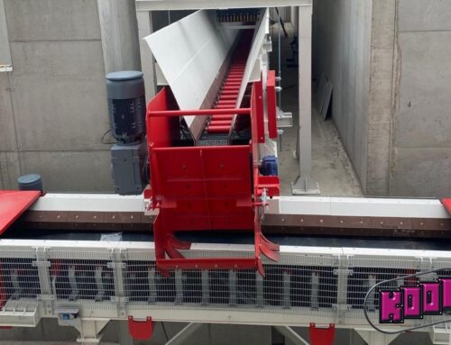 Vážicí a reverzní pásový dopravník pro provozovnu Brandýs nad Labem