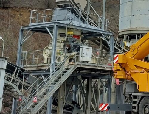 Dodávka, montáže a úpravy ocelových konstrukcí pro výměnu drtičů v provozovně Hrabůvka